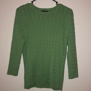 Green sweater